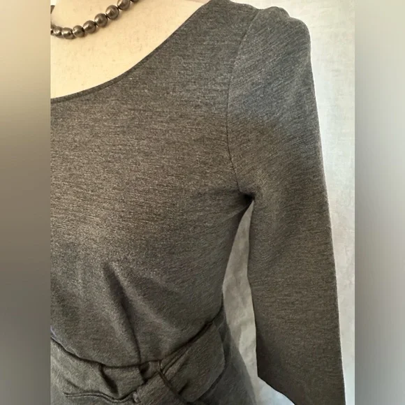 KATE SPADE DRESS SALE!!!! Kate Spade ♠️ NY Magdalena Gray Ponte Dress Sz 2 - Picture 6 of 16